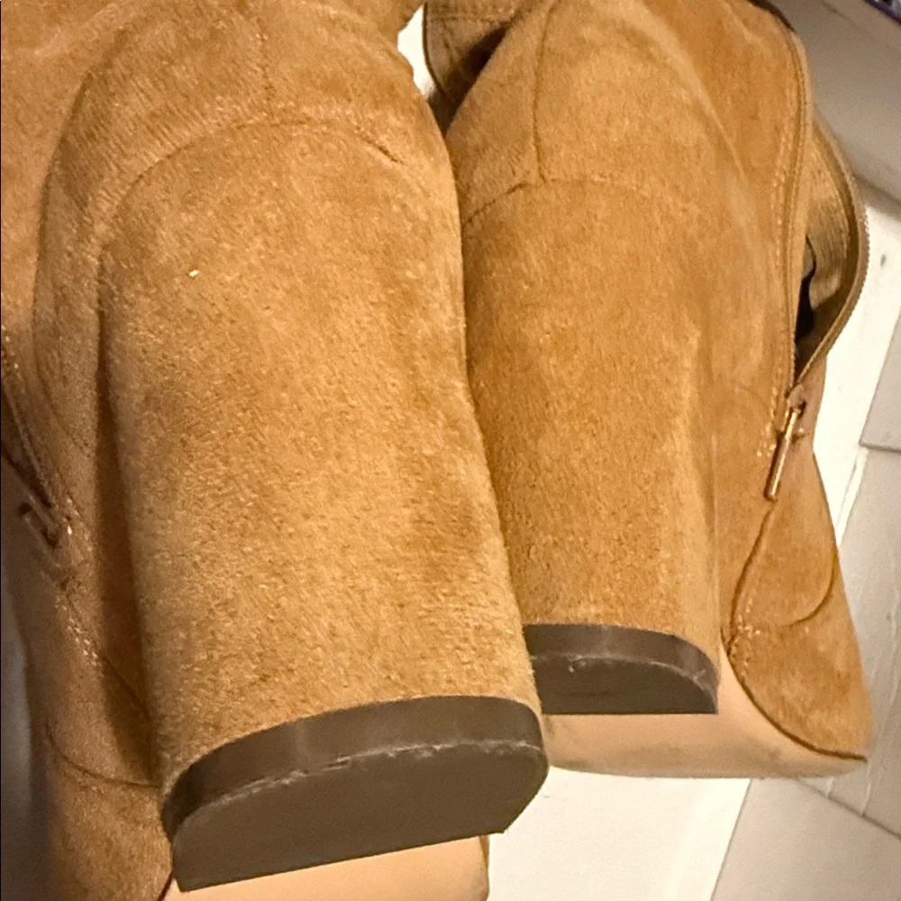 Madden girl Rangerr tan micro boots